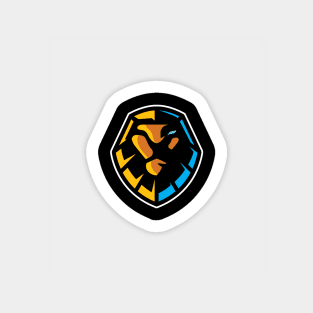 lion head vector Sticker